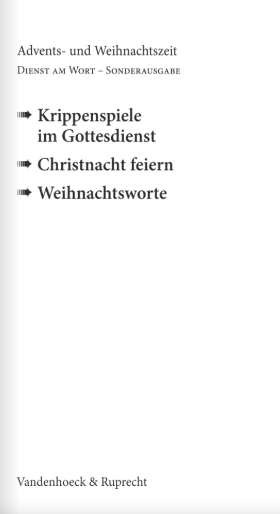 DaW Sonderausg.: Advents- und Weihnachtszeit