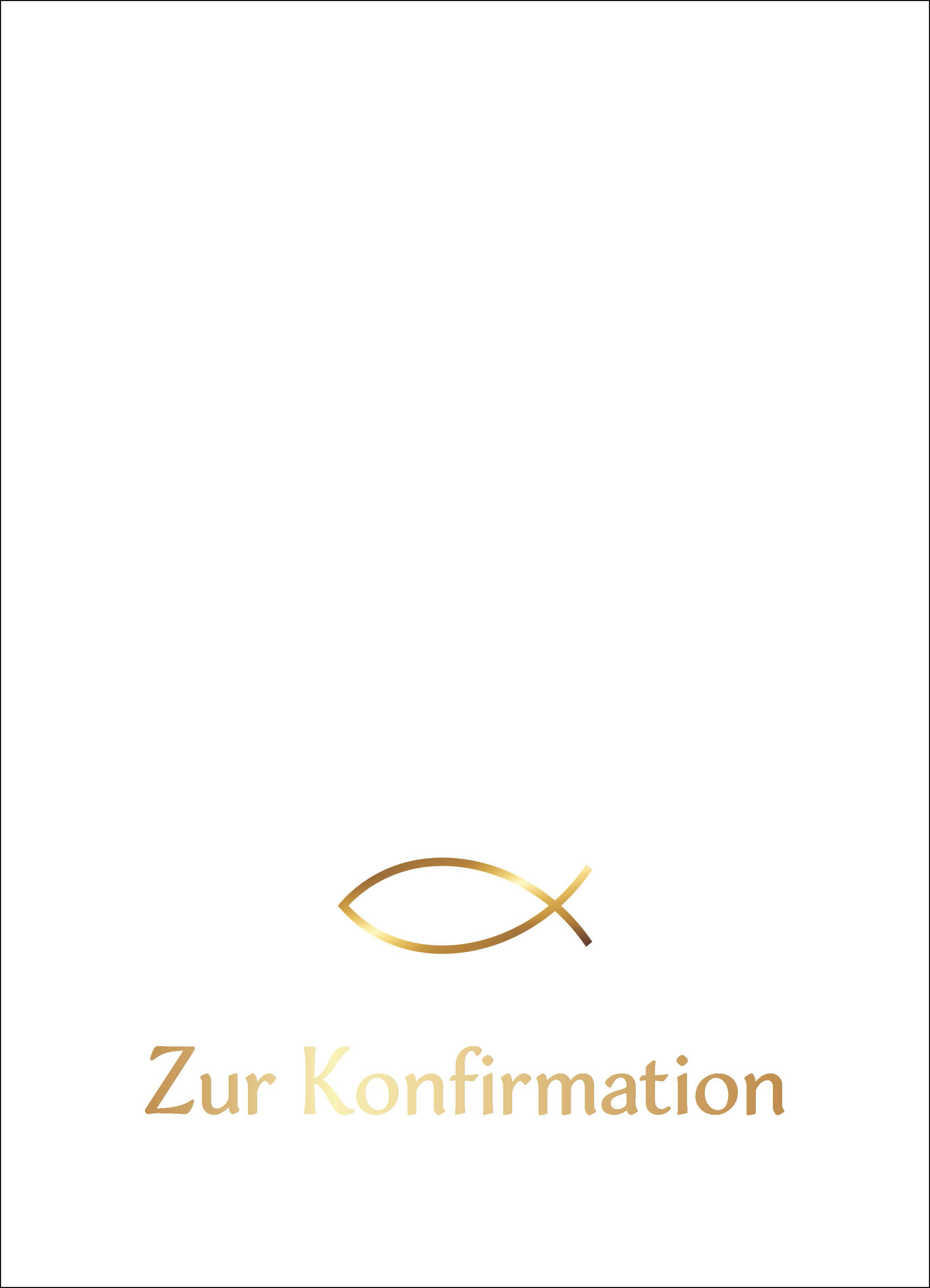 Mantelschein - Fisch mit Gold