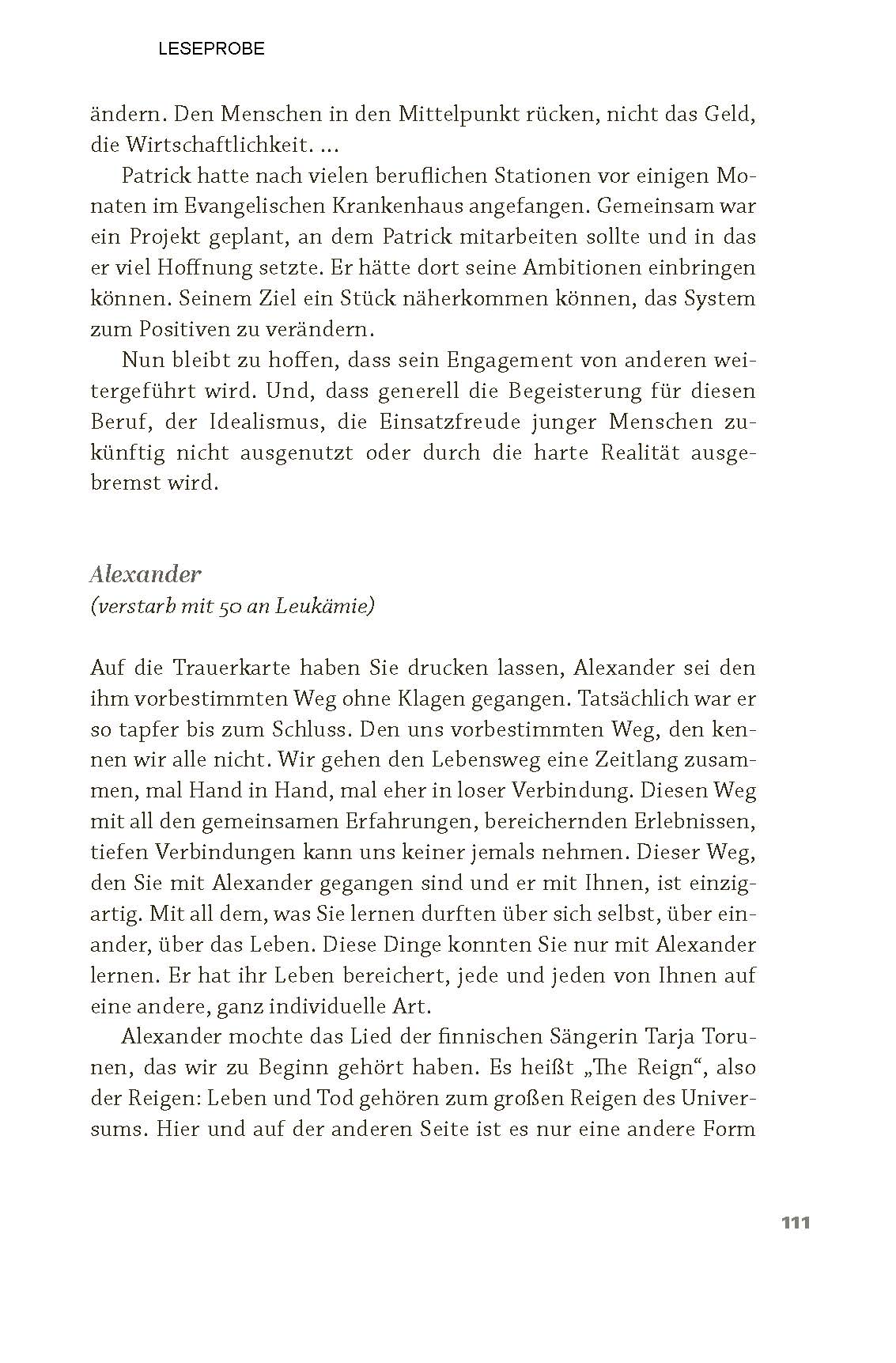 Individuell.Liebevoll.Wertschätzend