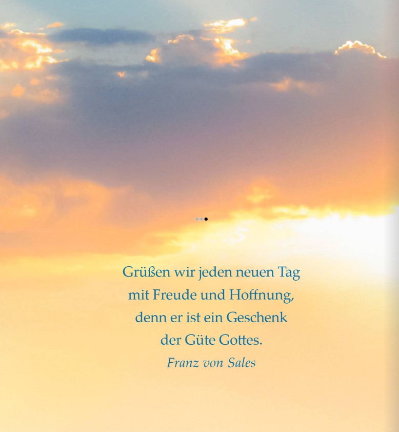 Dieser Tag ist dir gegeben