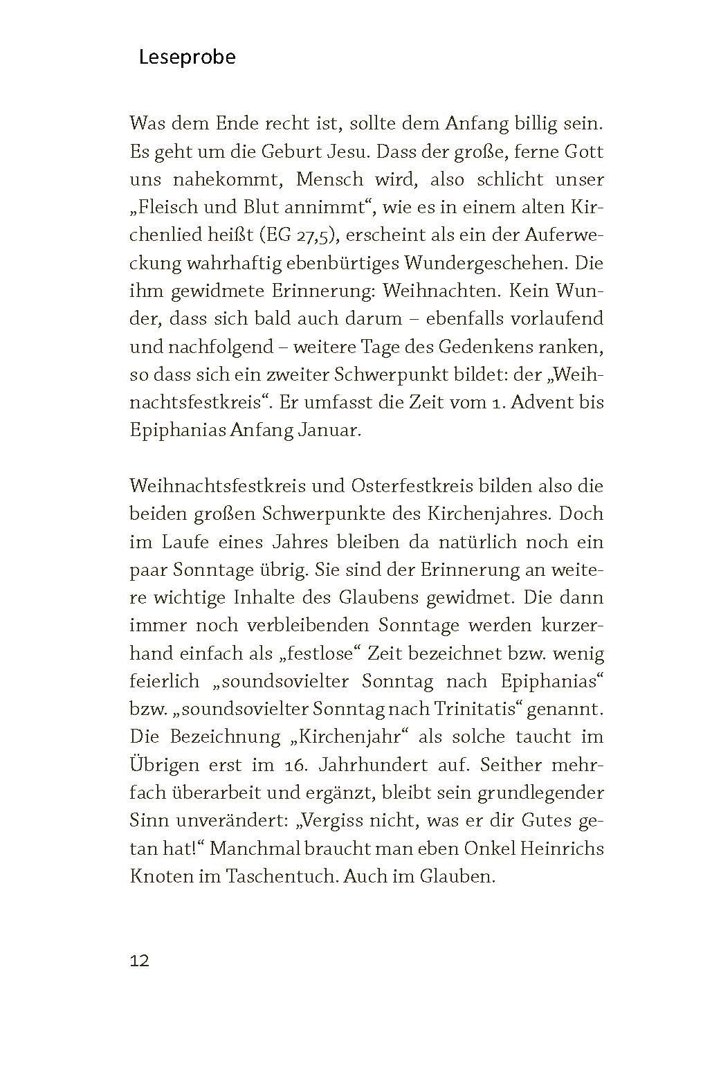 Das Kirchenjahr