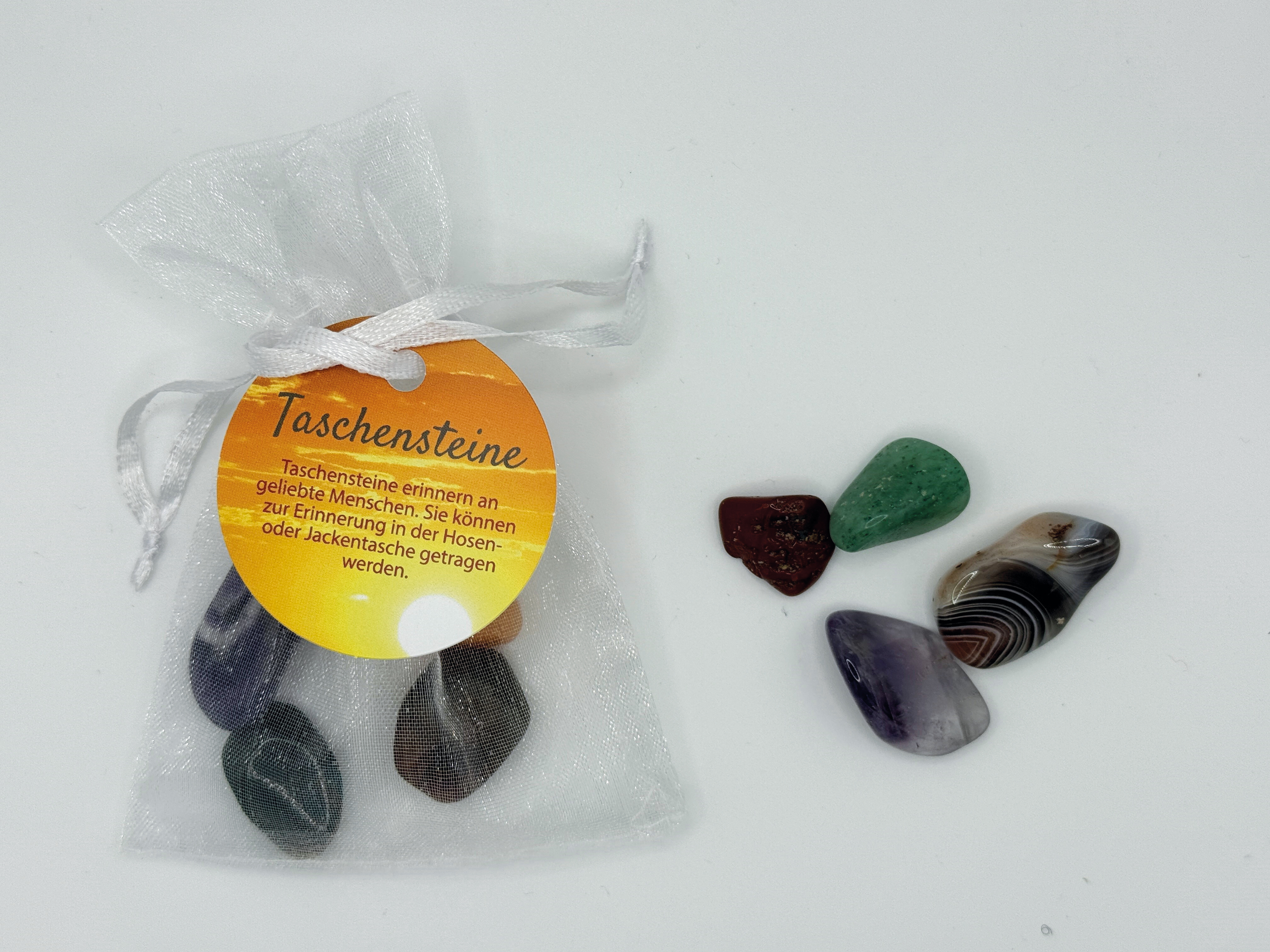 Taschensteine im Organzabeutel