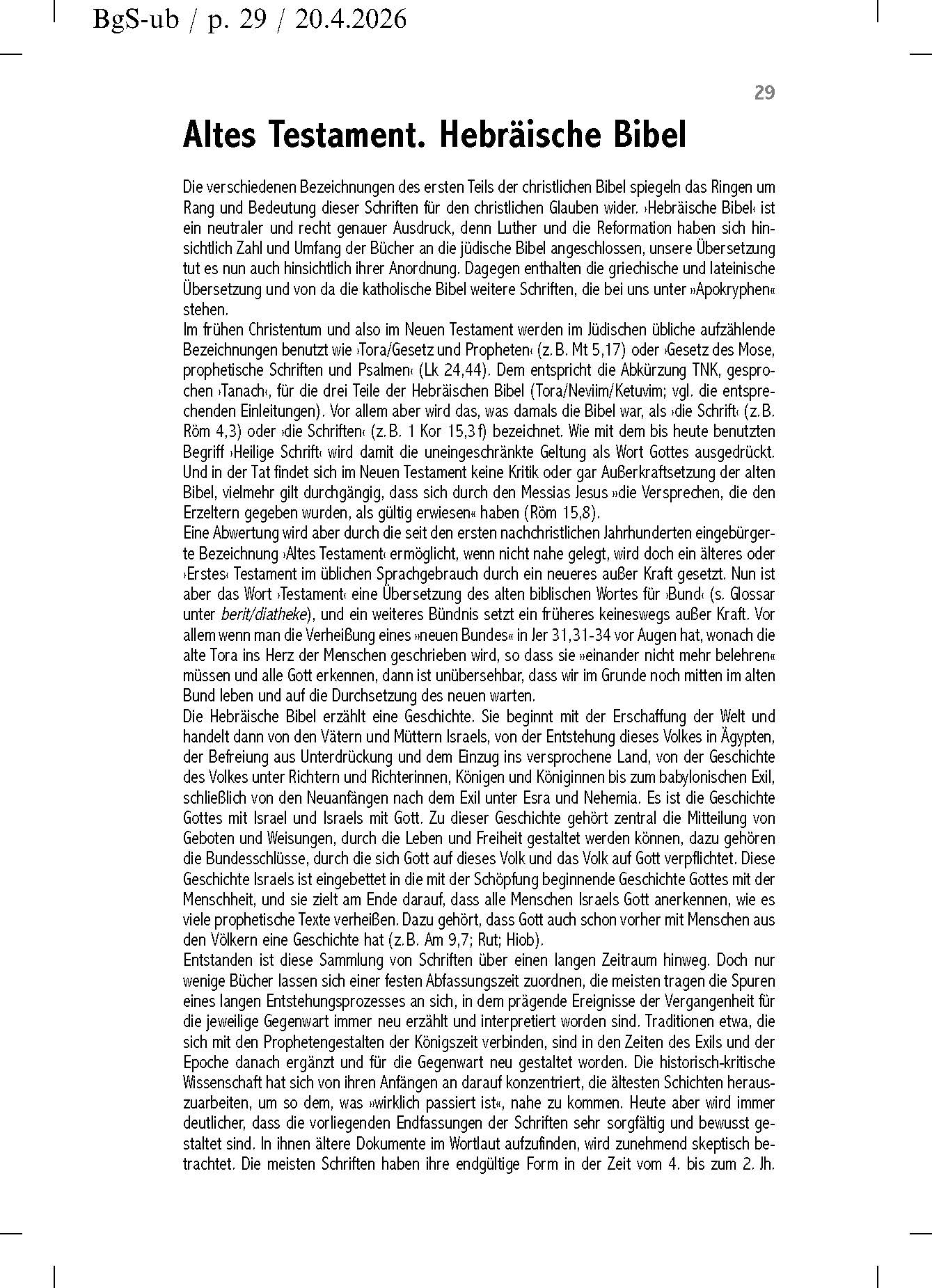 Bibel in gerechter Sprache