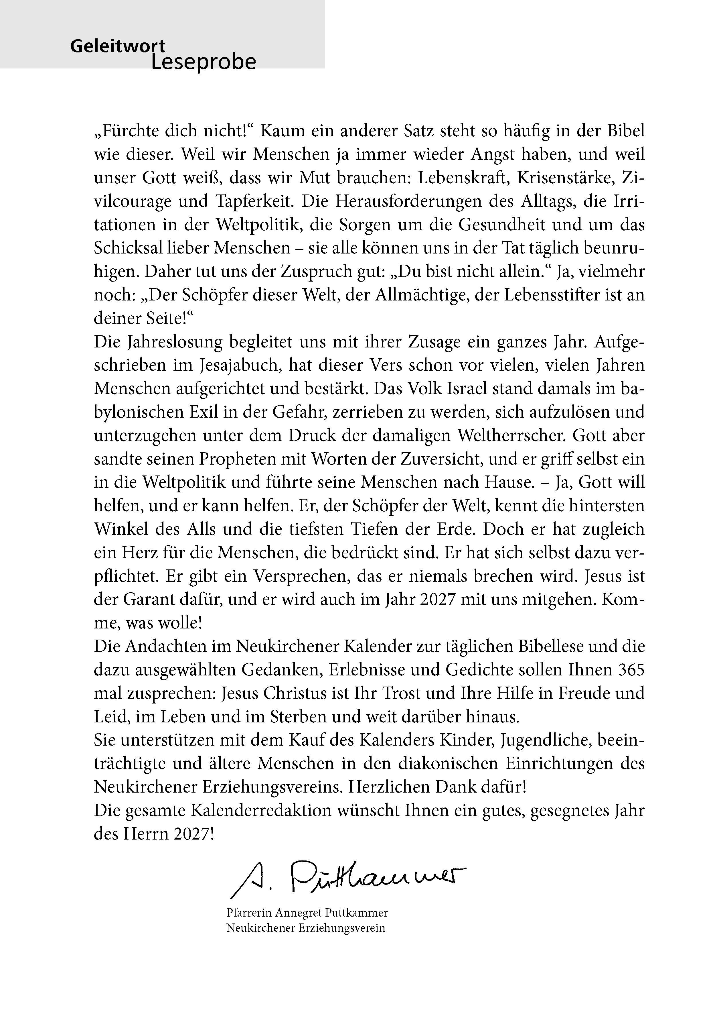 Neuk. Buchkalender 2027 Pocketformat