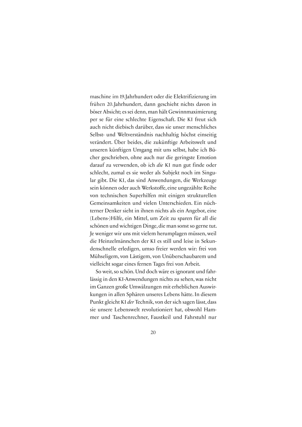 Auserzählt?