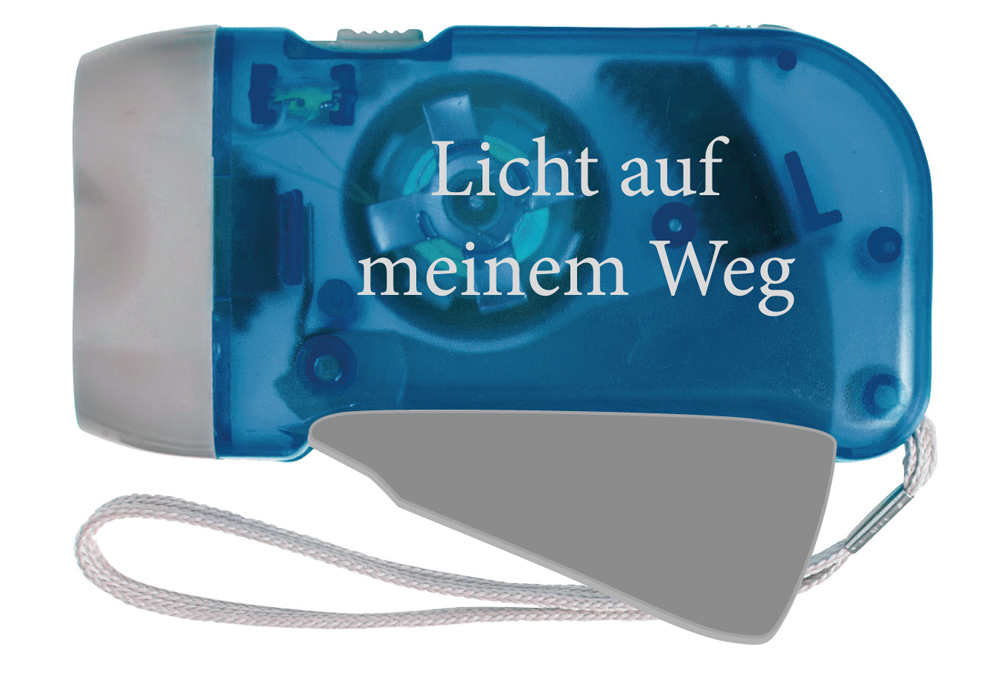 Dynamo-Taschenlampen - blau