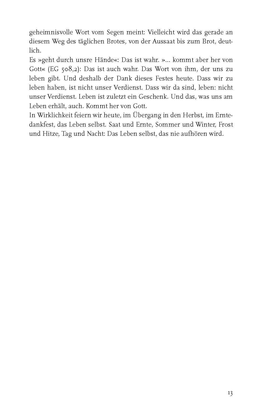 GDP Serie B Erntedankfest / Reformationsfest