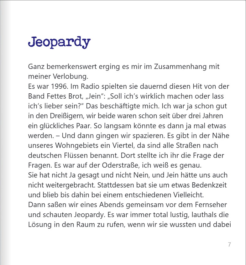 Ich sage JA