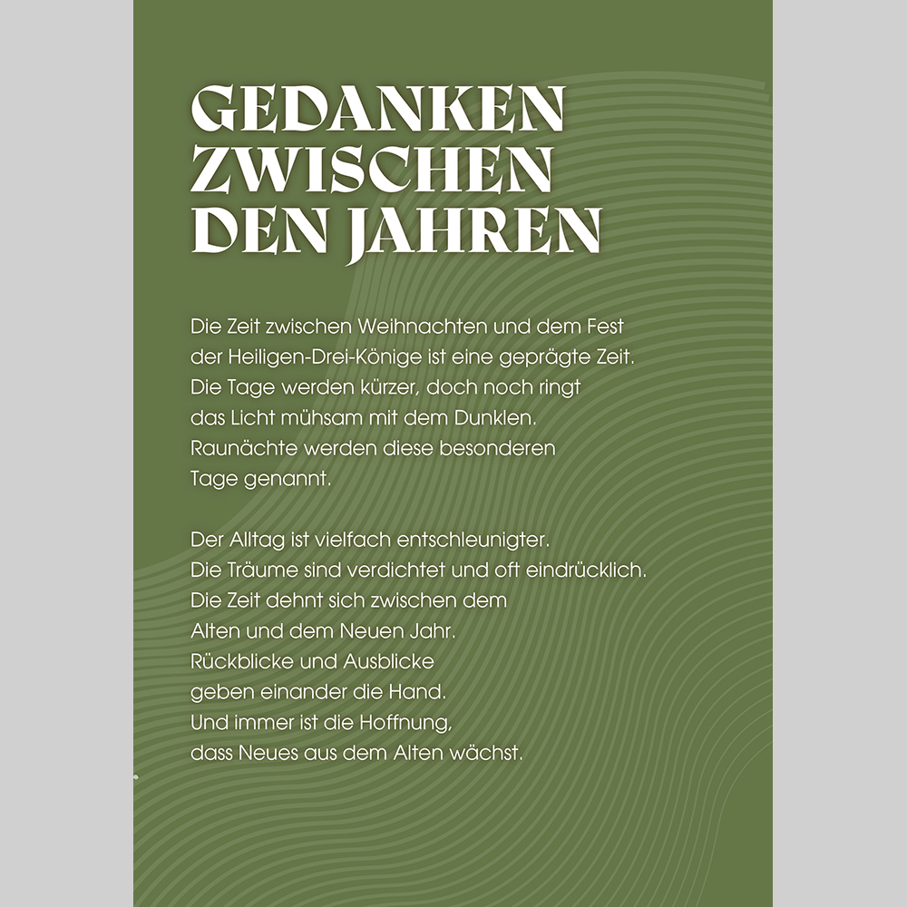 Gedanken von Weihnachten her
