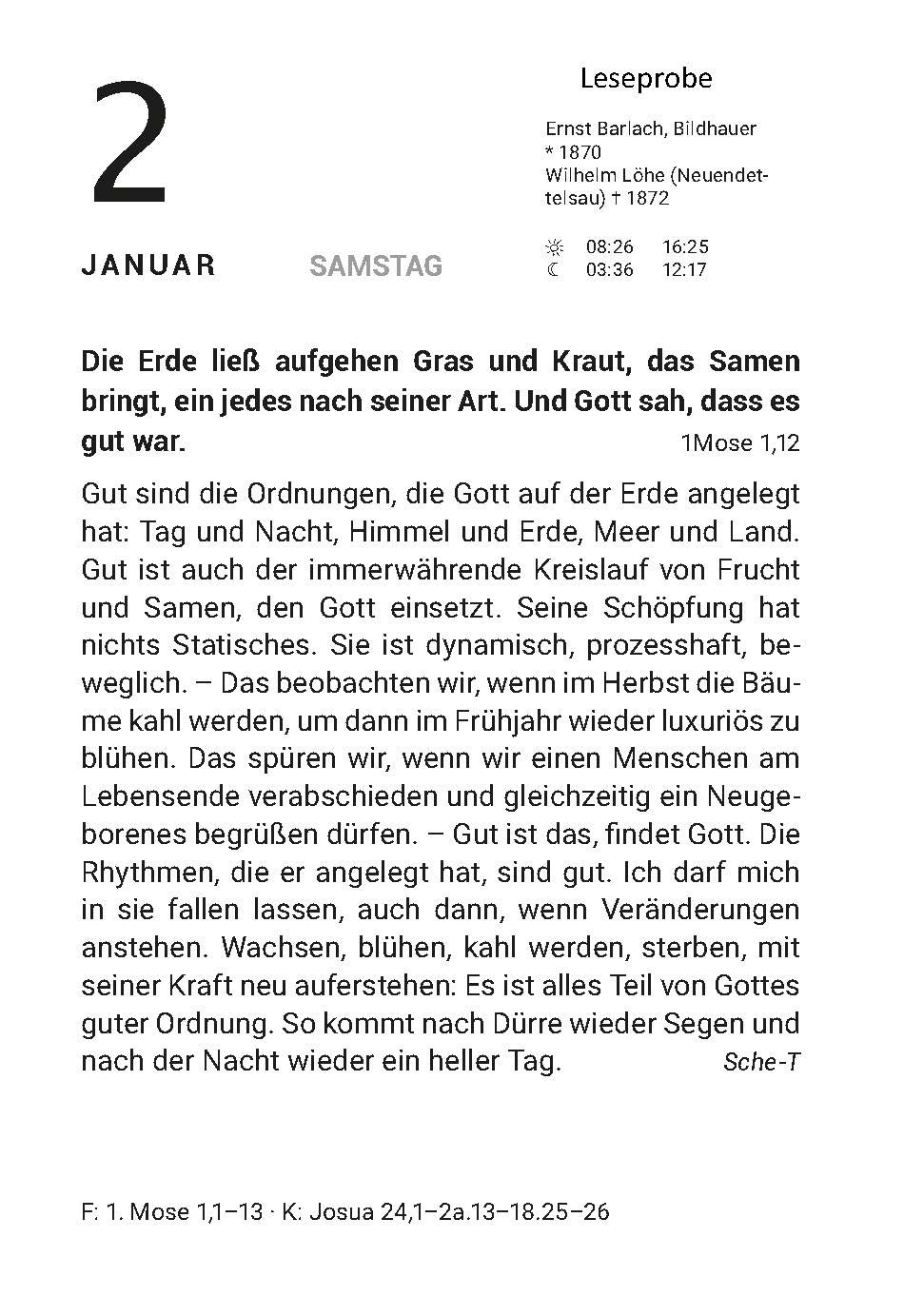 Neuk. Buchkalender 2027 Taschenbuch