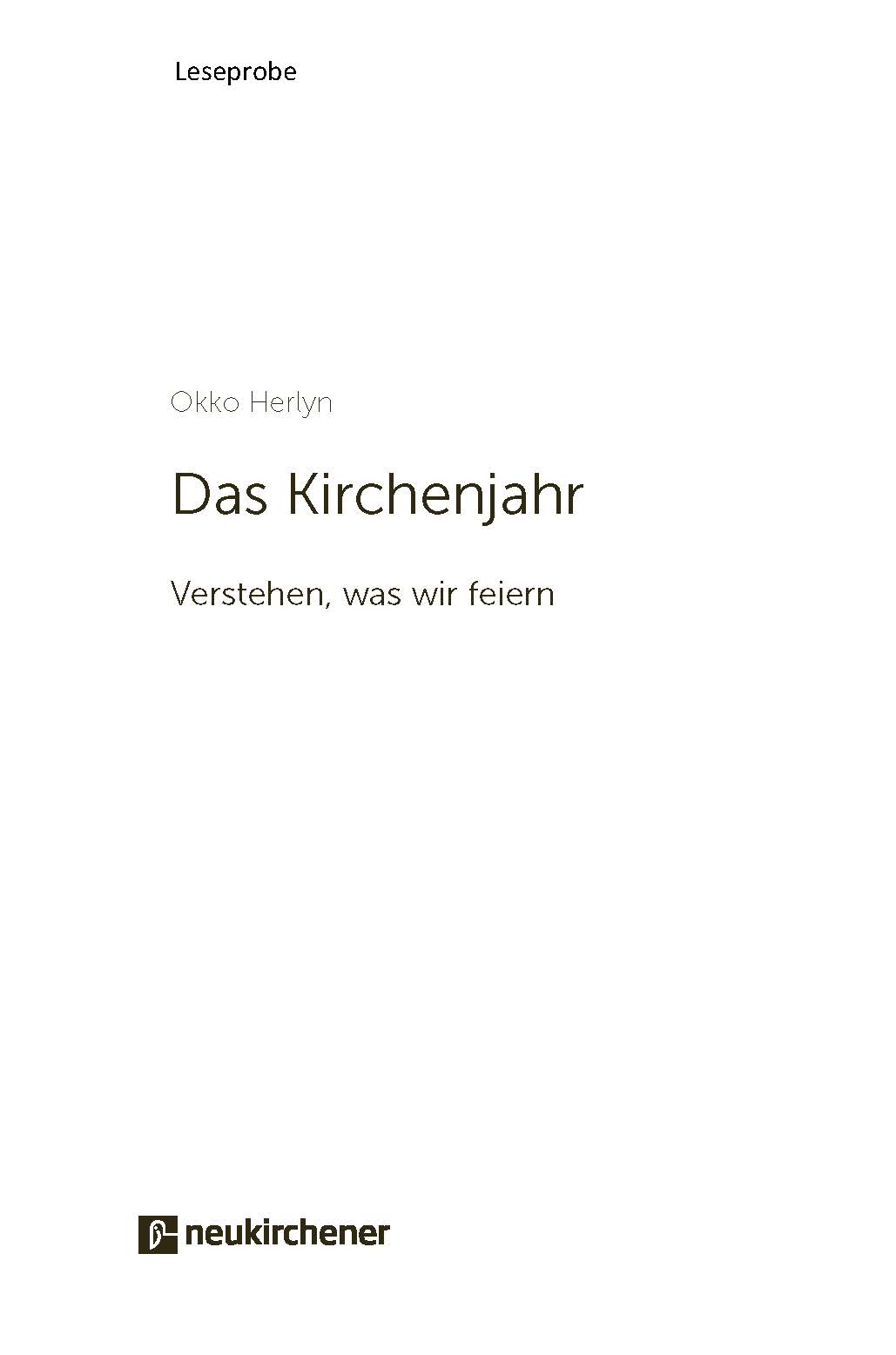 Das Kirchenjahr