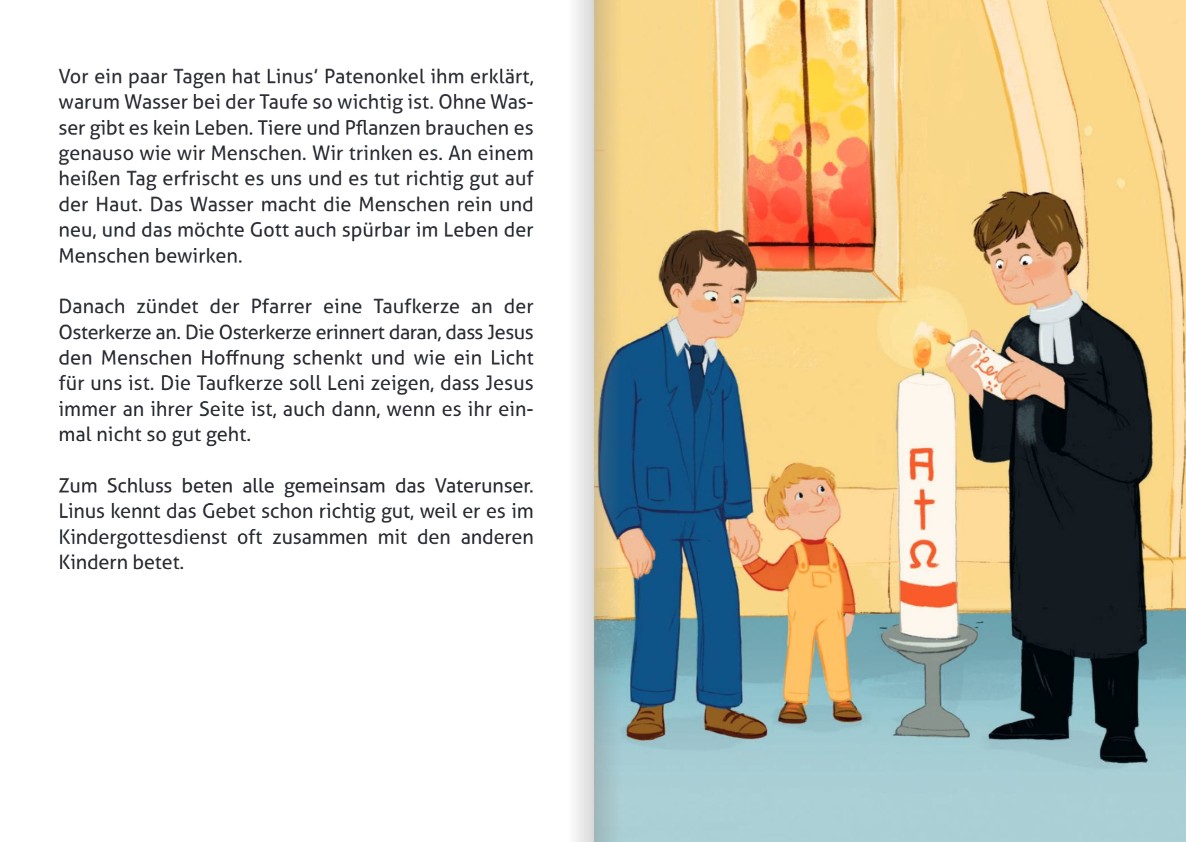 Linus´ Schwester wird getauft
