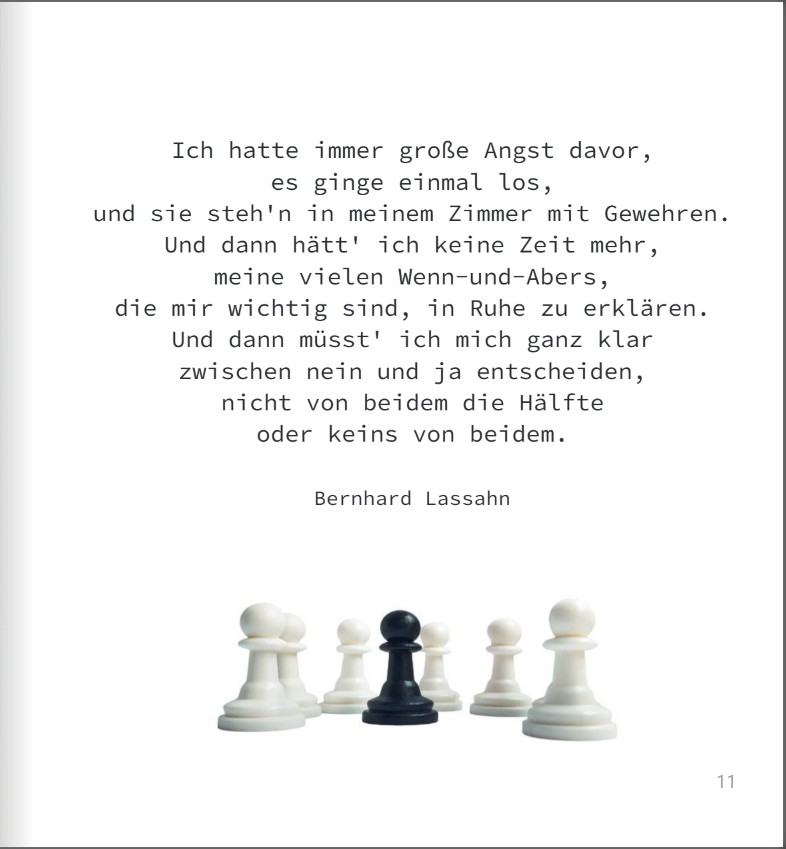 Ich sage JA