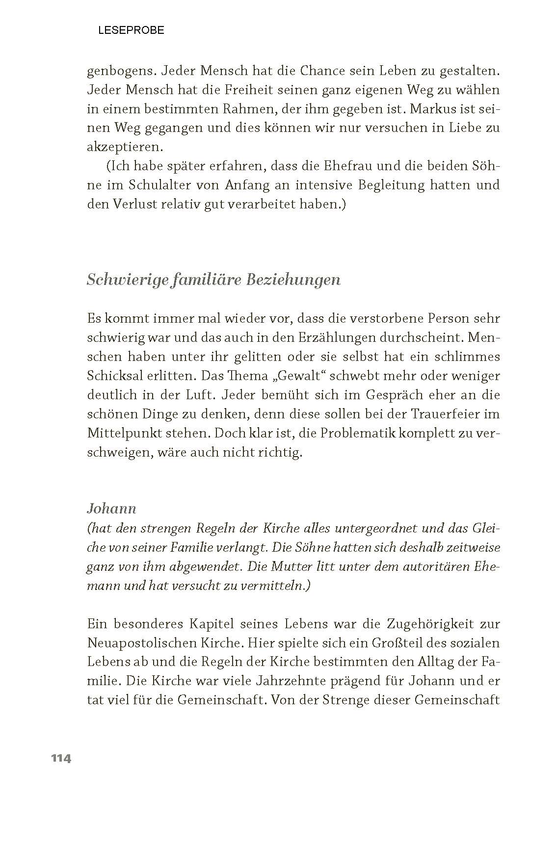 Individuell.Liebevoll.Wertschätzend