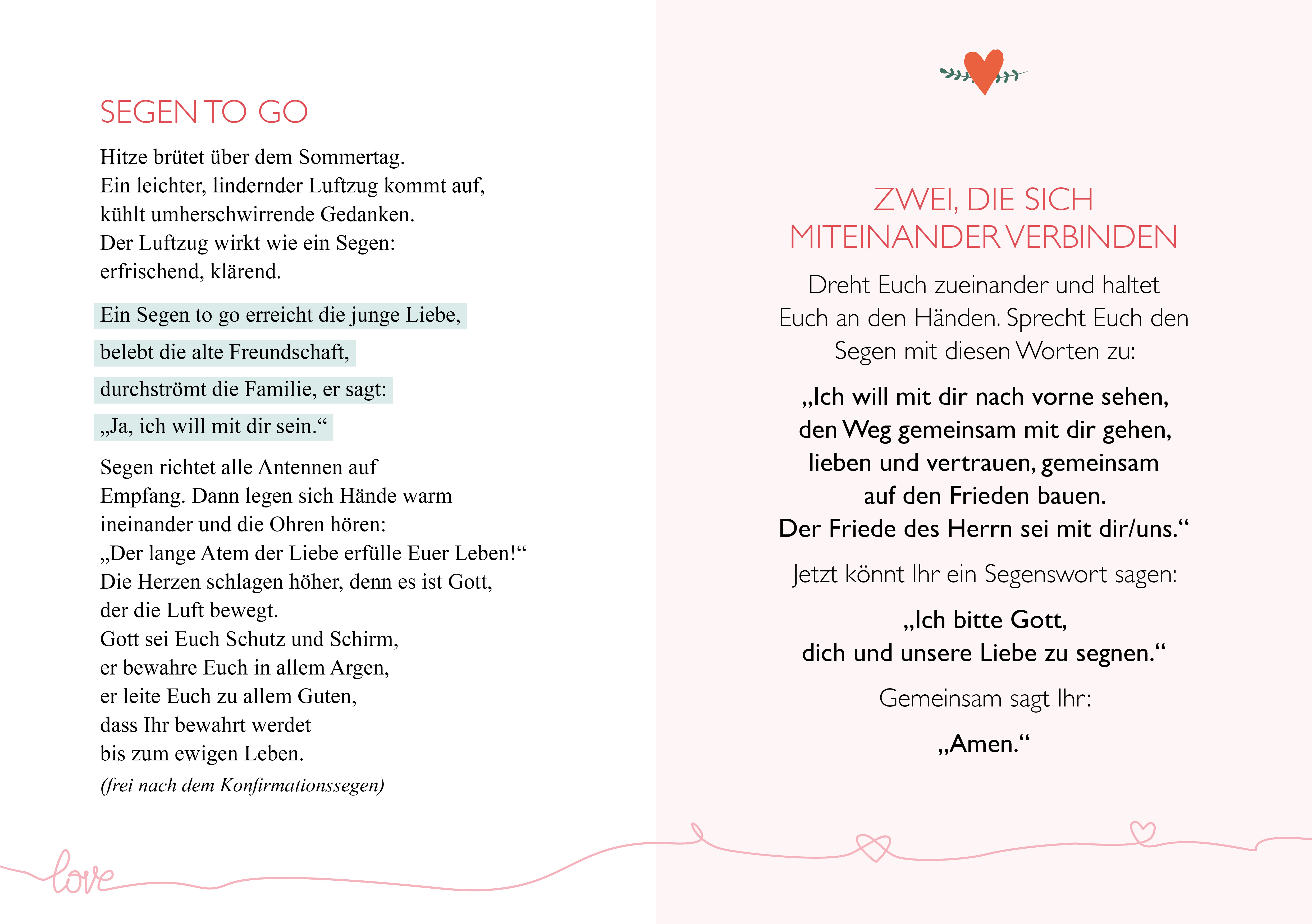 Segen für Euch