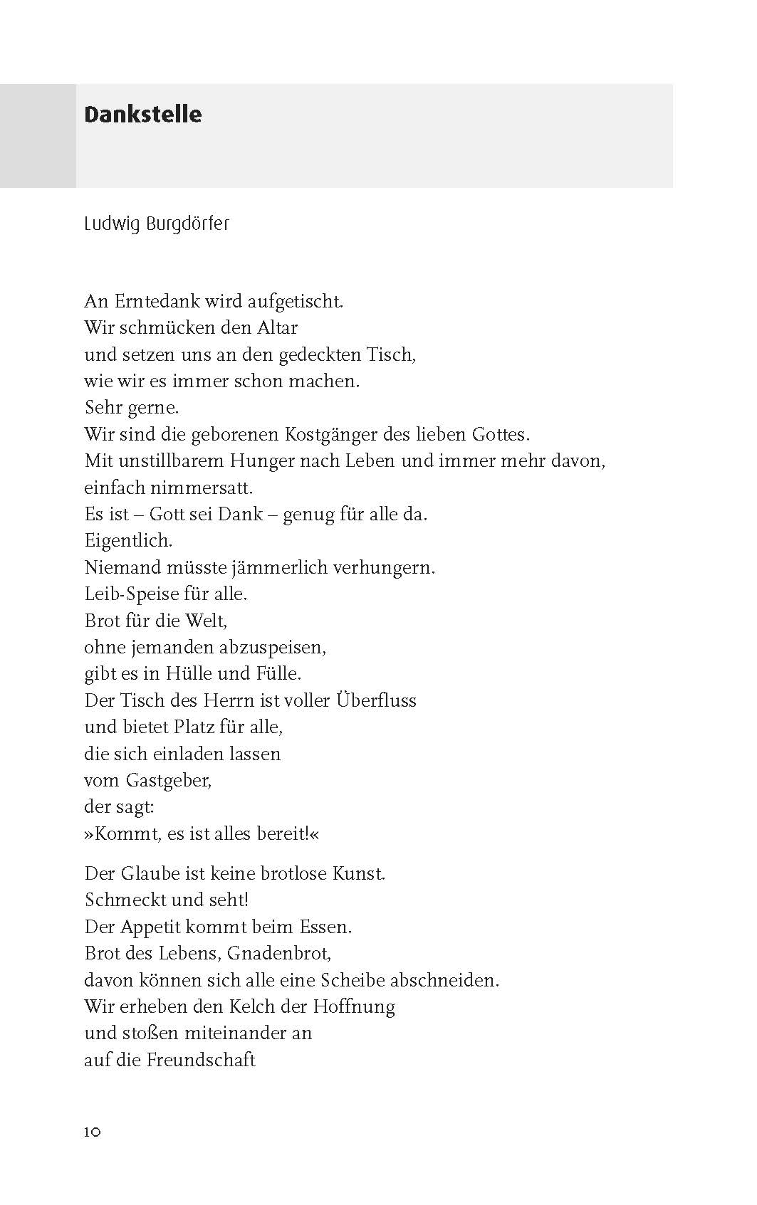 GDP Serie B Erntedankfest / Reformationsfest