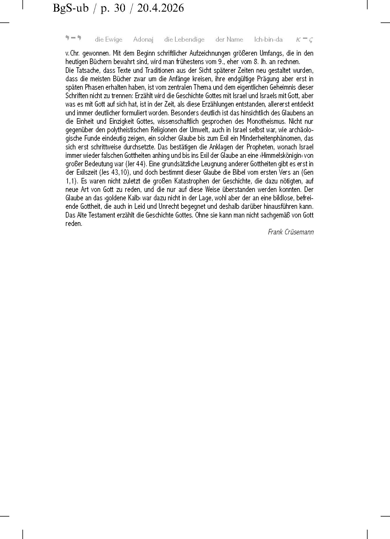 Bibel in gerechter Sprache