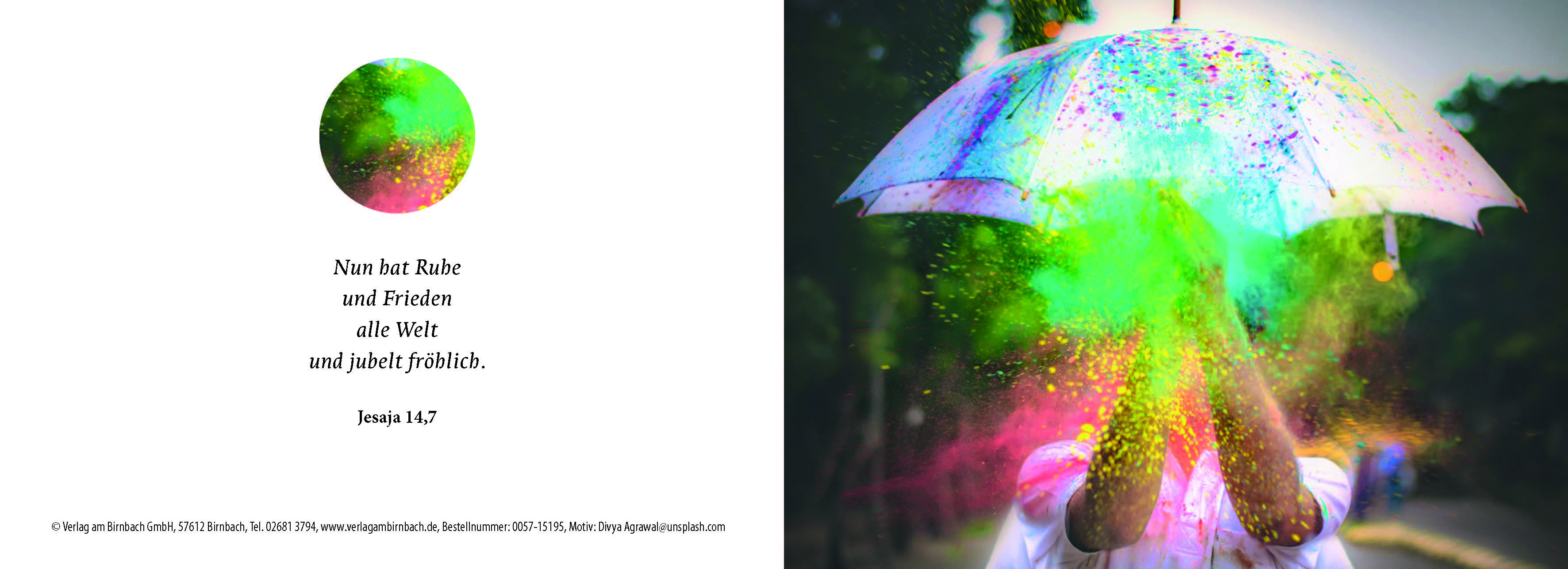 Birnbachkarte - Schirm