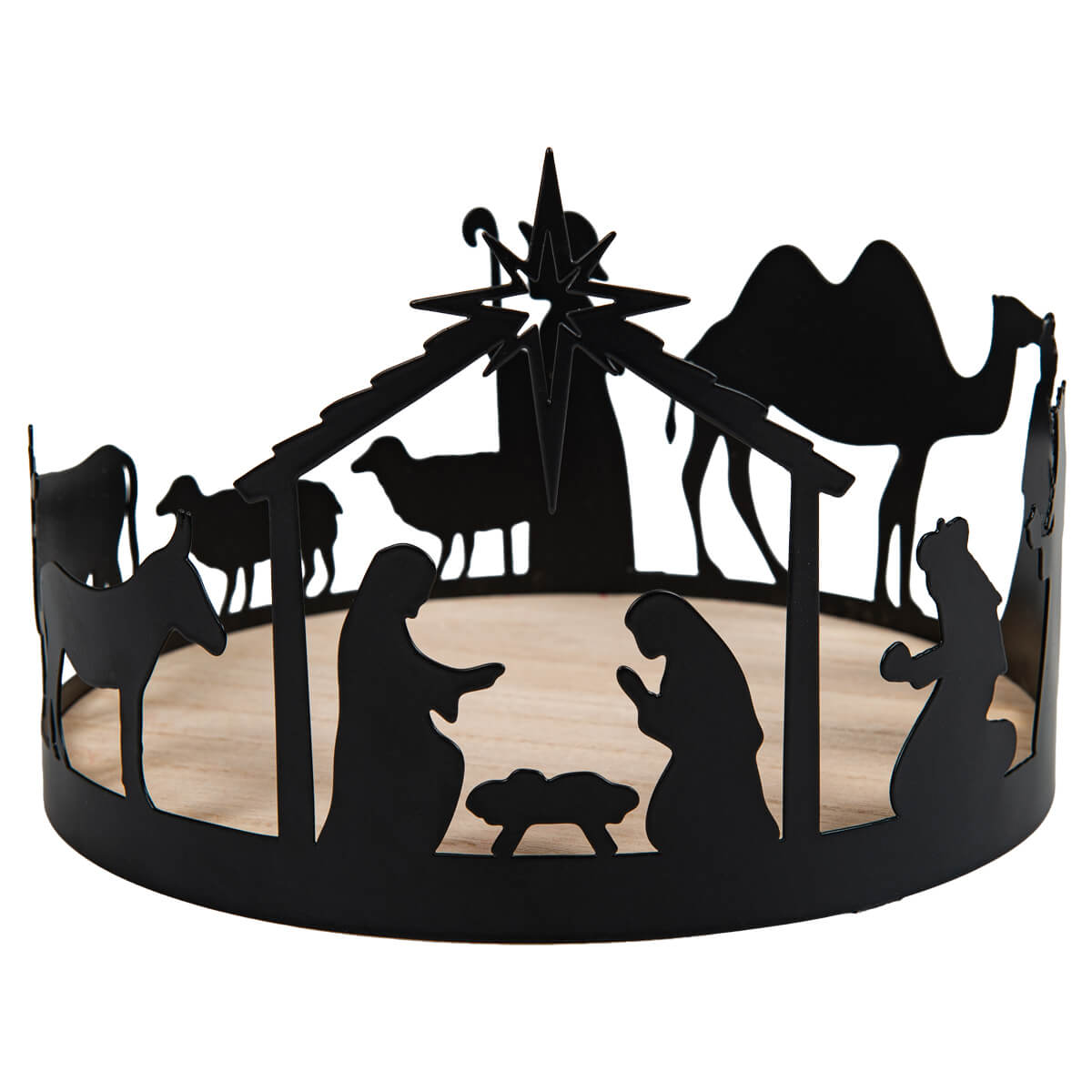 Deko-Tablett Krippe