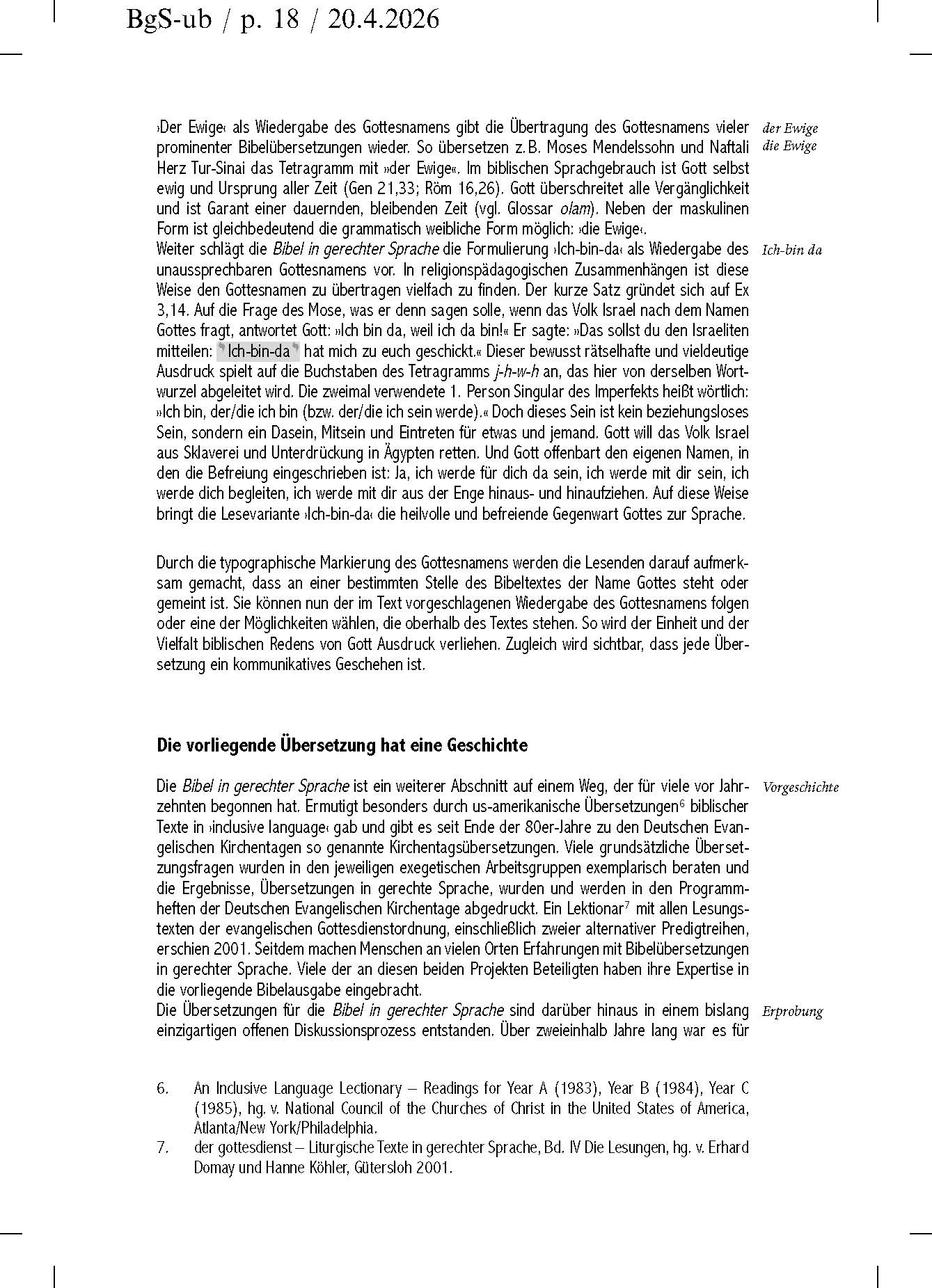 Bibel in gerechter Sprache