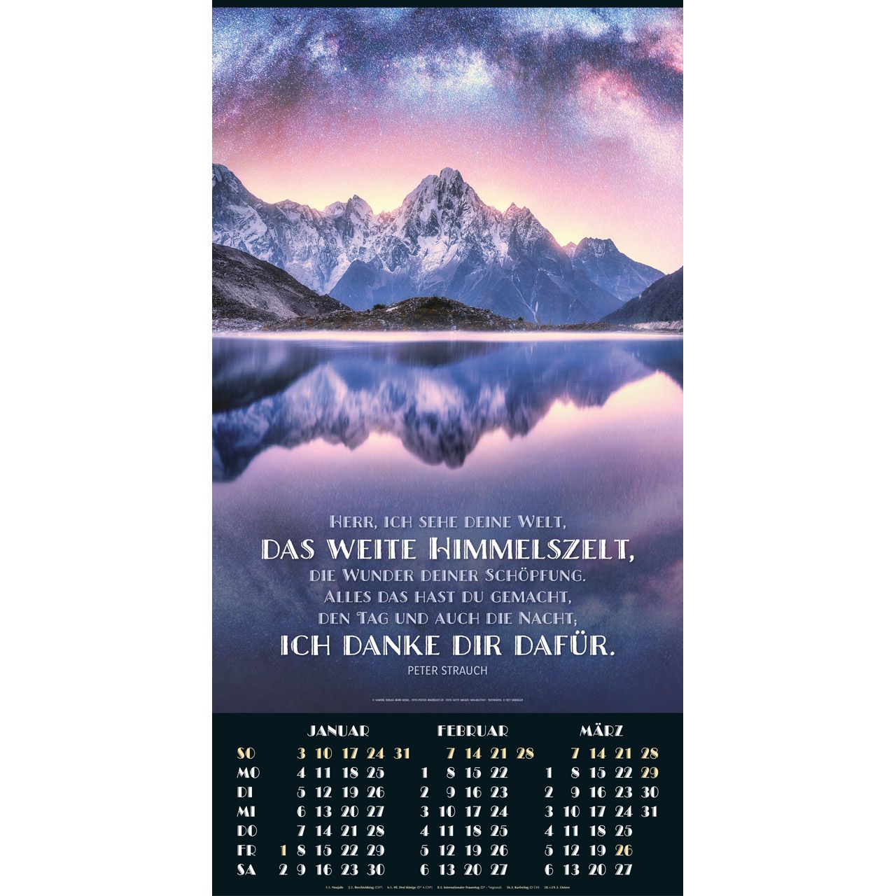 Foto-Poster Kalender 2027