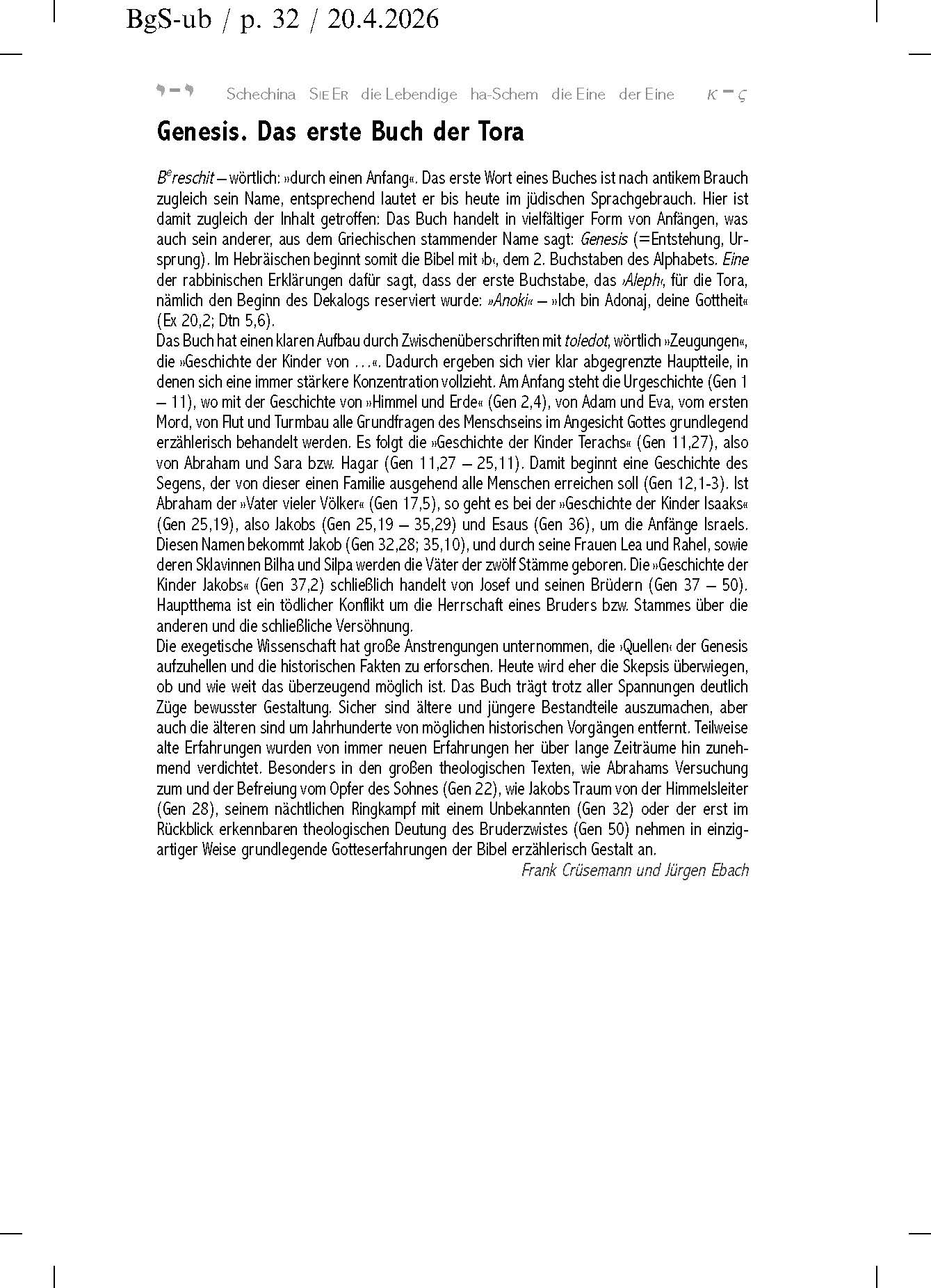 Bibel in gerechter Sprache