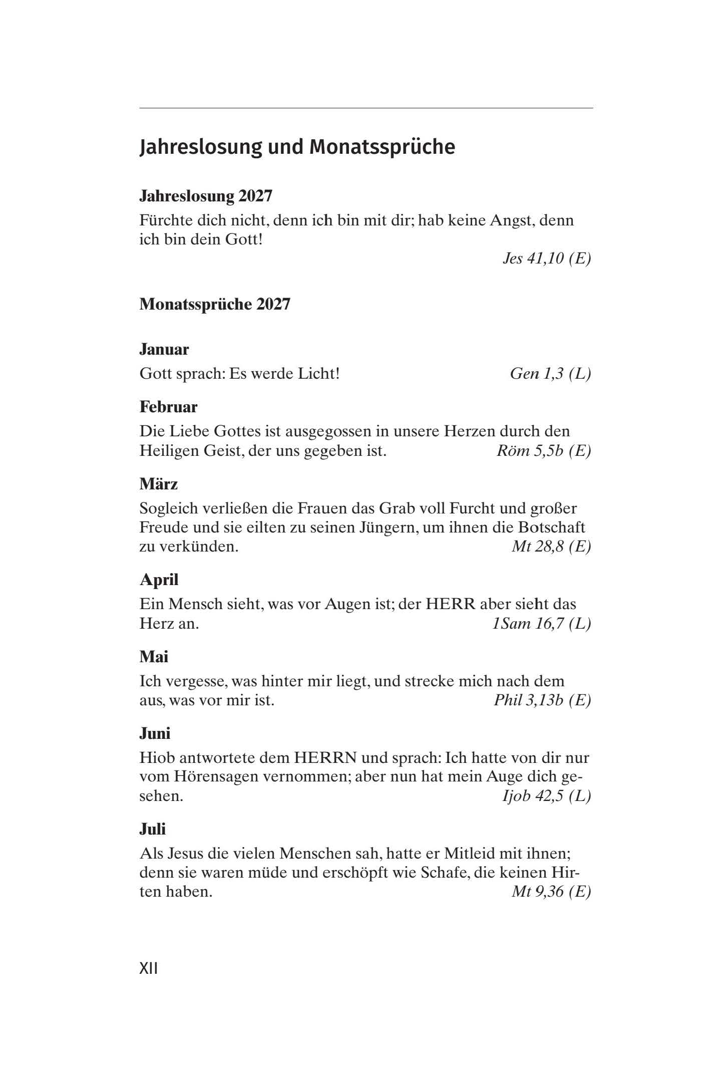 Mit der Bibel durch das Jahr 2027